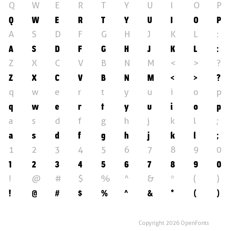 Character Map of Jesaya Heavy