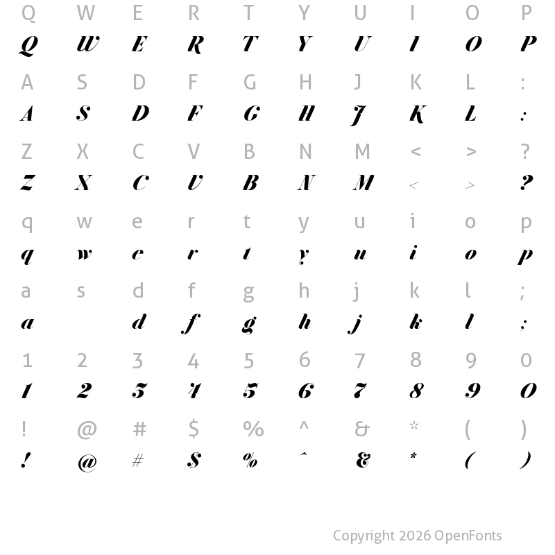 Character Map of jitzu-black black