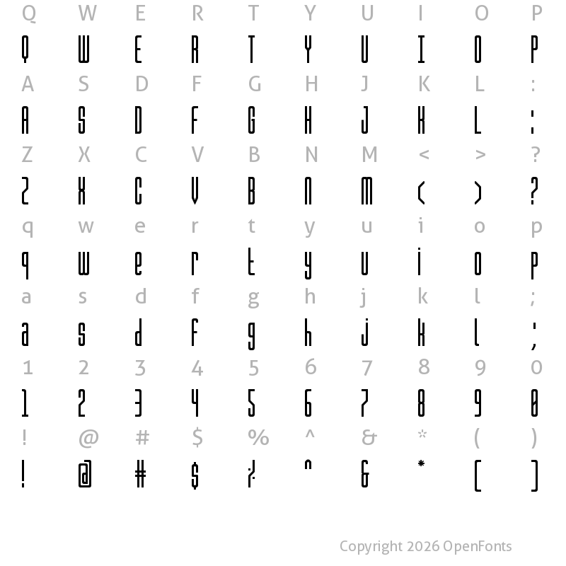 Character Map of Kamino Center