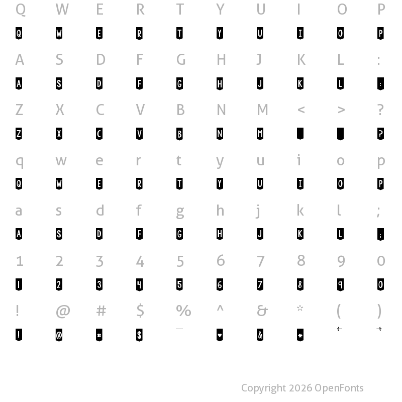 Character Map of KG Chasing Cars Regular