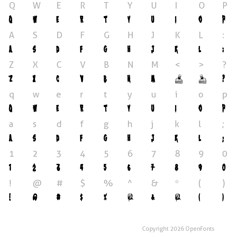 Character Map of Lenin is a Zombie Regular