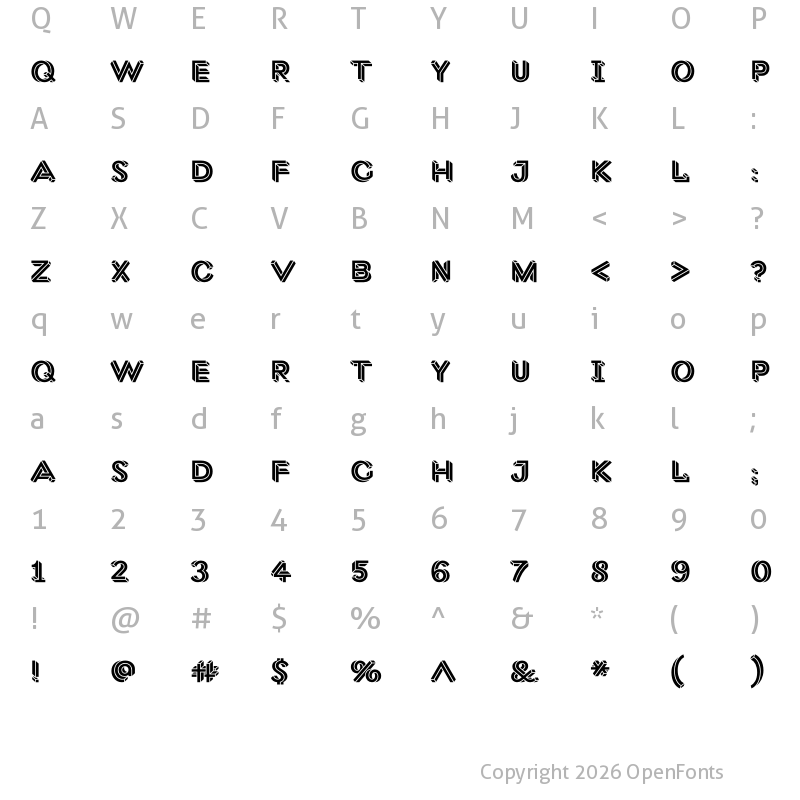 Character Map of Macula Solid