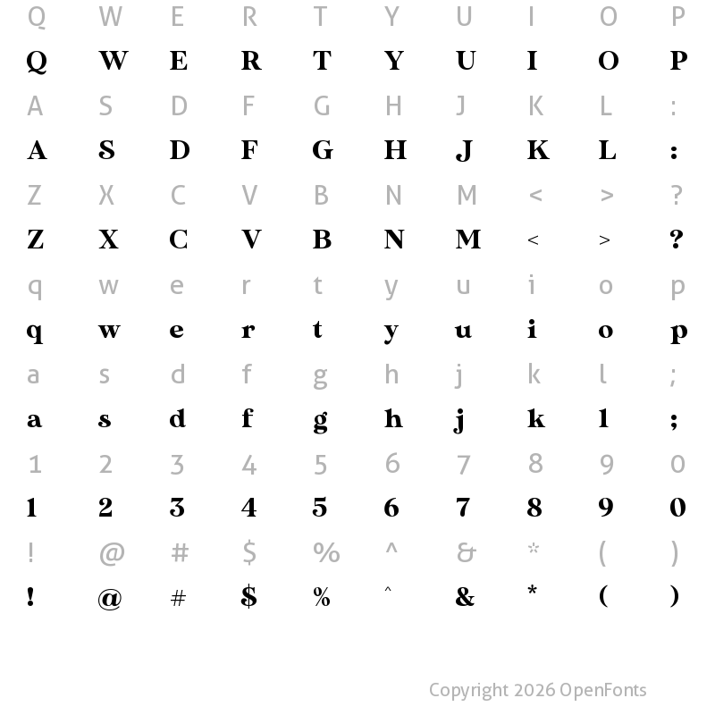 Character Map of MADE Sunflower Regular