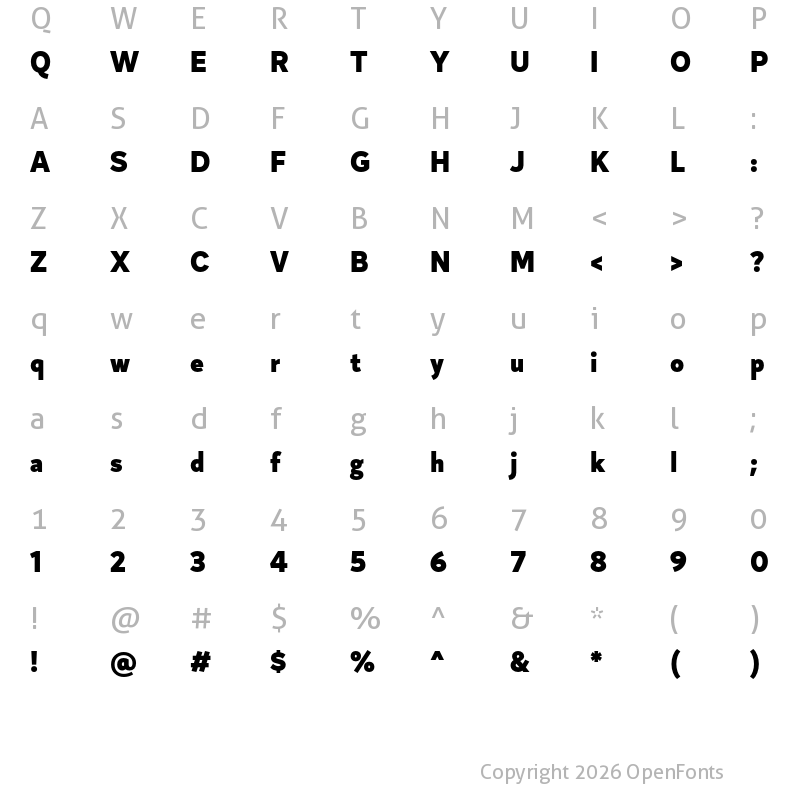 Character Map of Magdelin Black