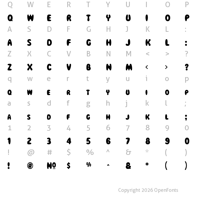 Character Map of Magical Mystery Tour Regular