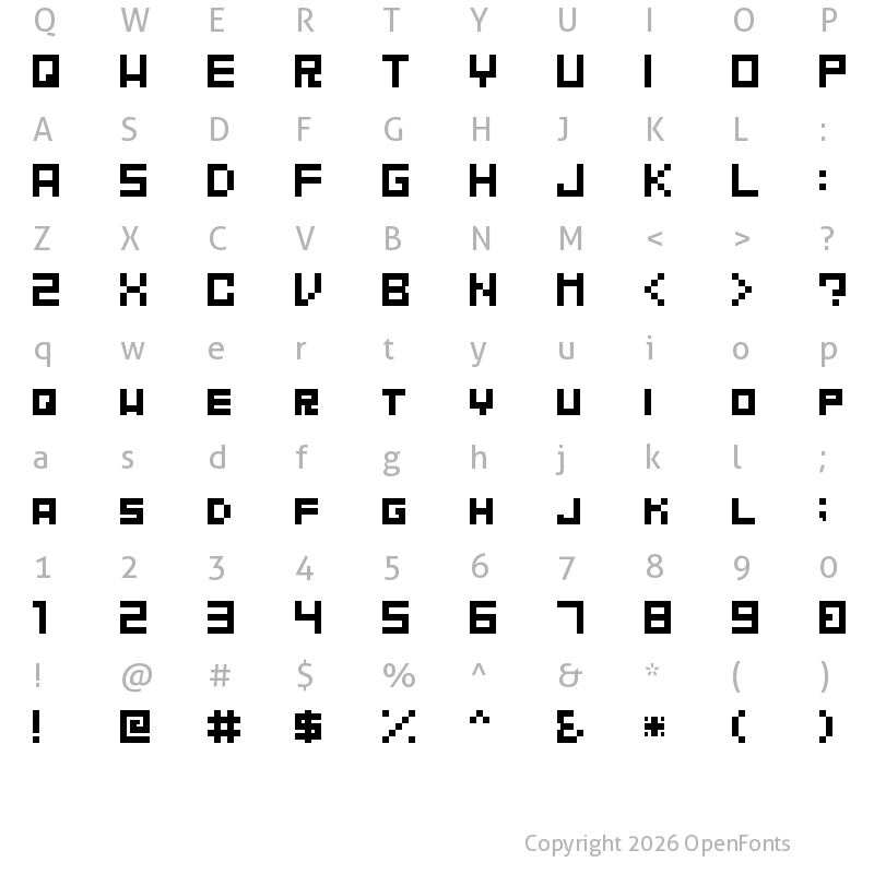 Character Map of Mahawa Regular