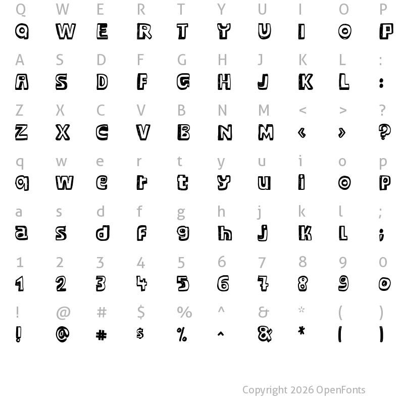 Character Map of Major Snopes Regular