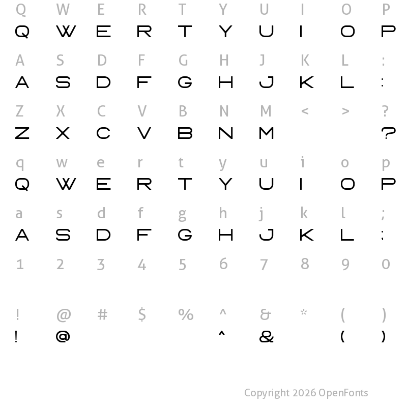 Character Map of Manta Style Sans Round DEMO Regular