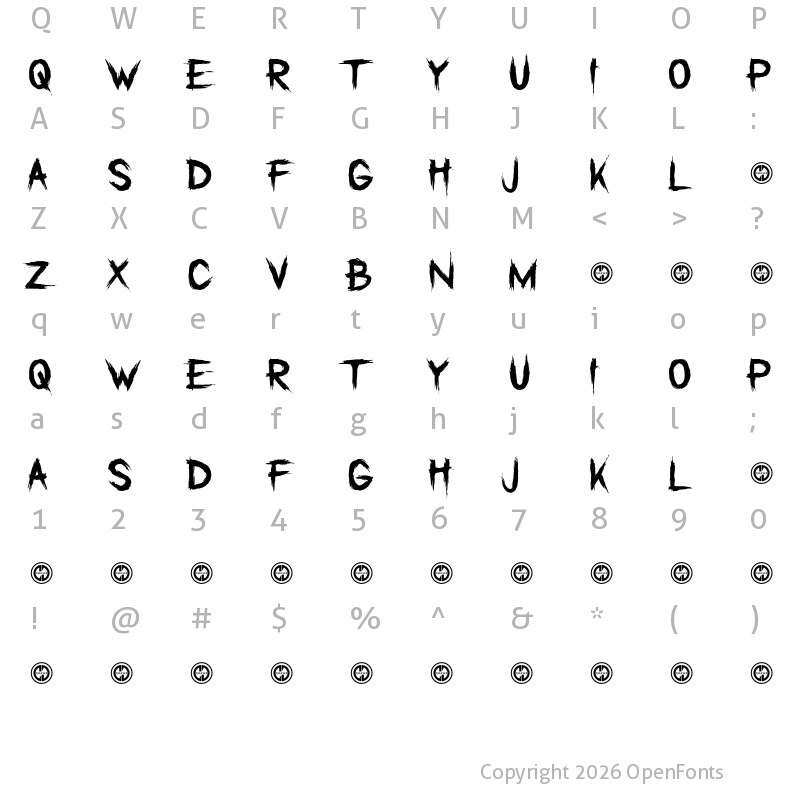 Character Map of Marshal The Dead Regular