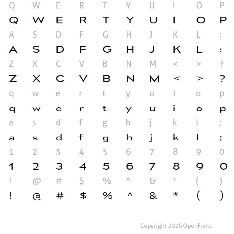 Character Map of Mesmerize Expanded Book