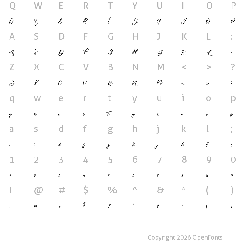 Character Map of Meticulous Regular