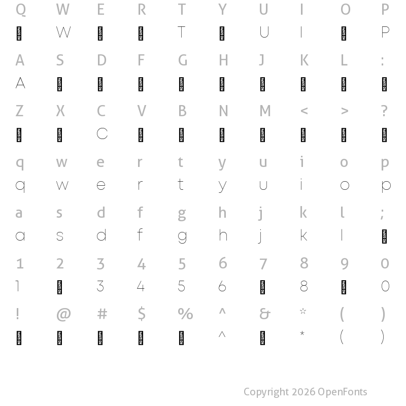 Character Map of Mont-Thin ?