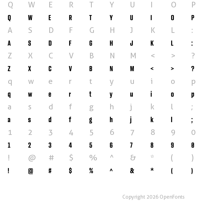 Character Map of Monte Stella Medium