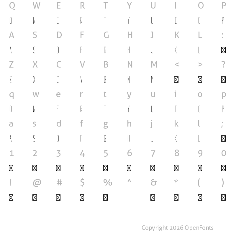Character Map of Monument_Valley_1.2 Regular