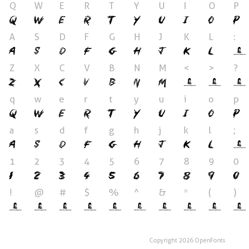 Character Map of Mother In Law Regular