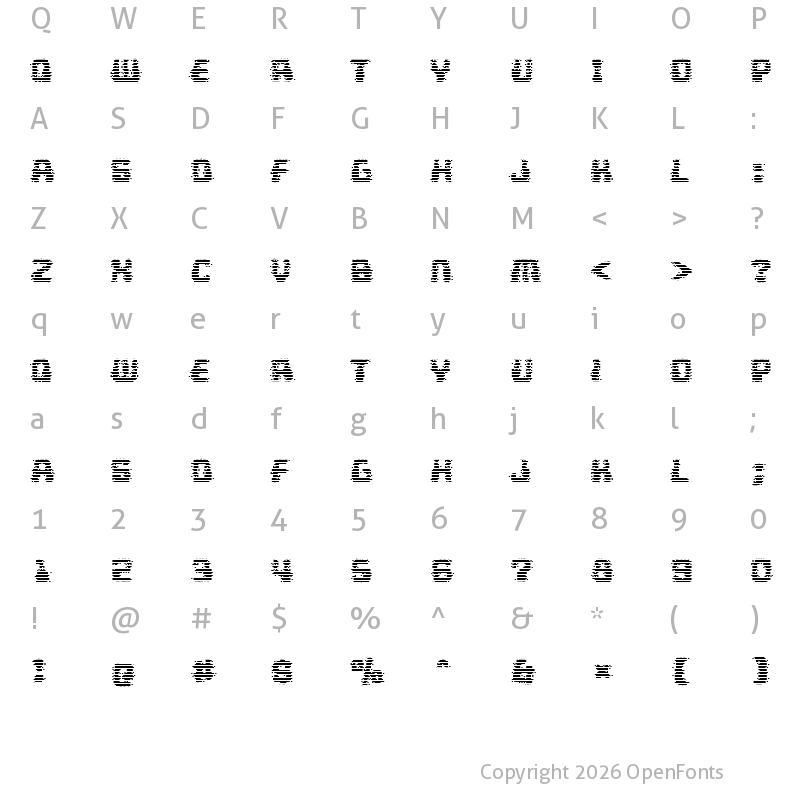 Character Map of Multivac Ghost