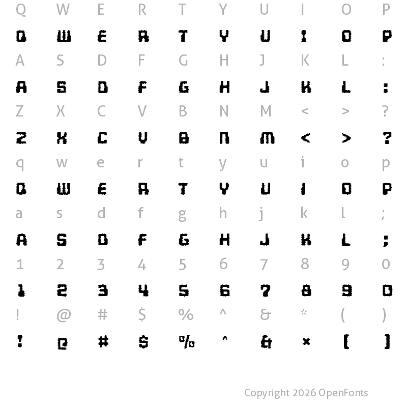 Character Map of Multivac Interference