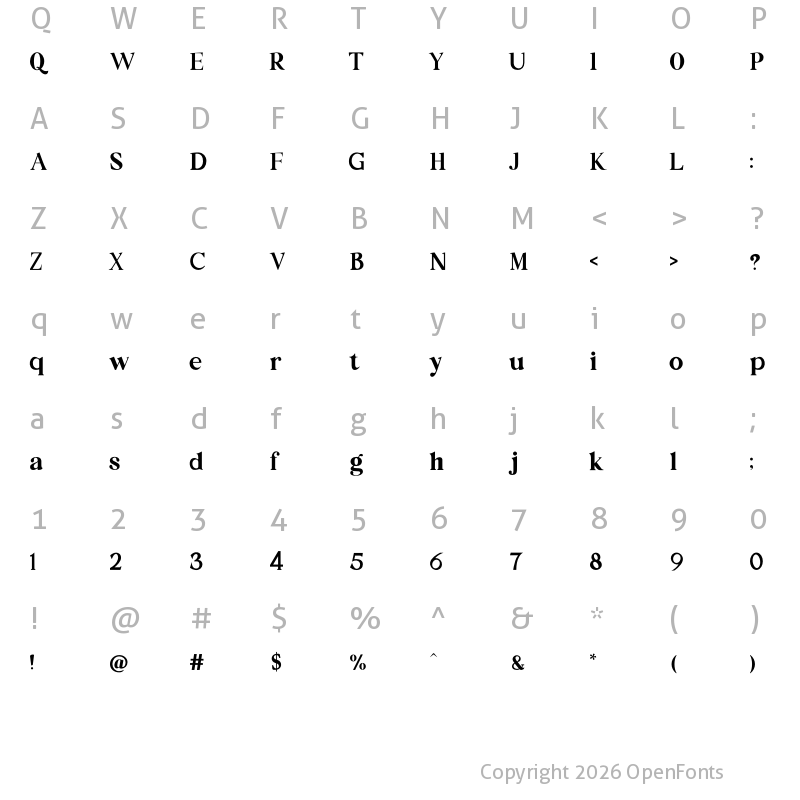 Character Map of Navicula Medium
