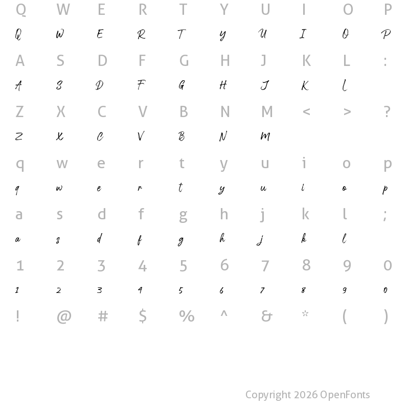 Character Map of Nervous Regular