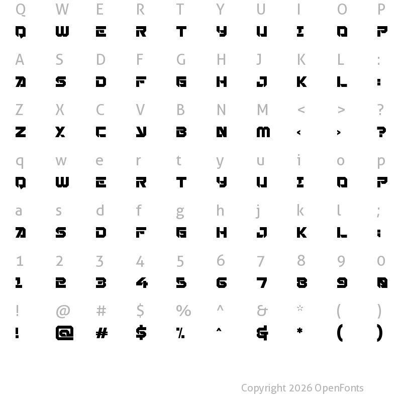 Character Map of Neutra Regular