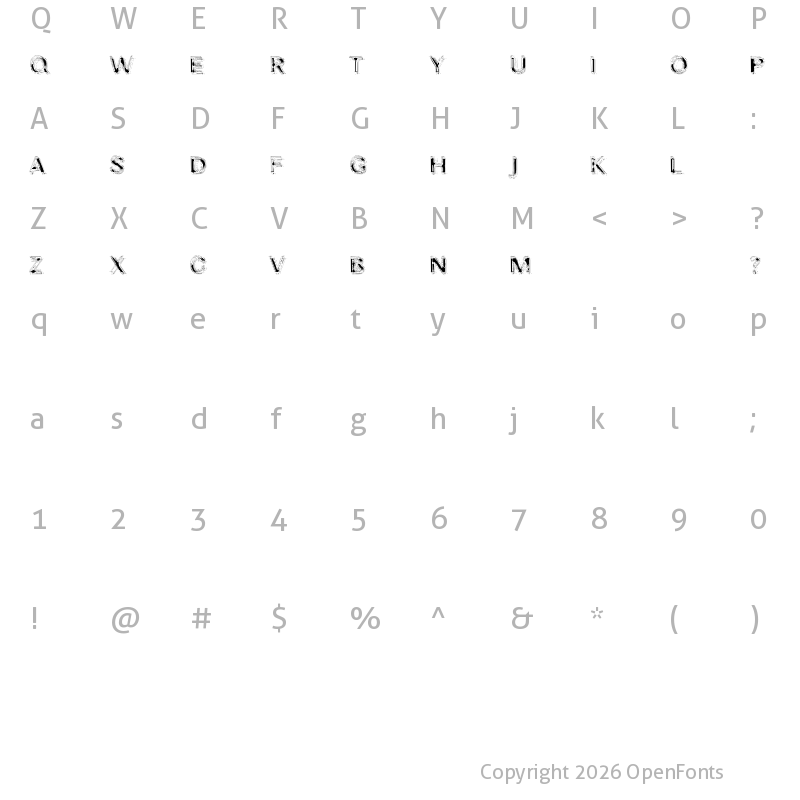 Character Map of NIBIRU NIBIRU