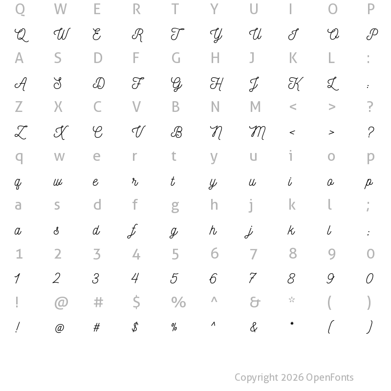 Character Map of Nickainley Normal