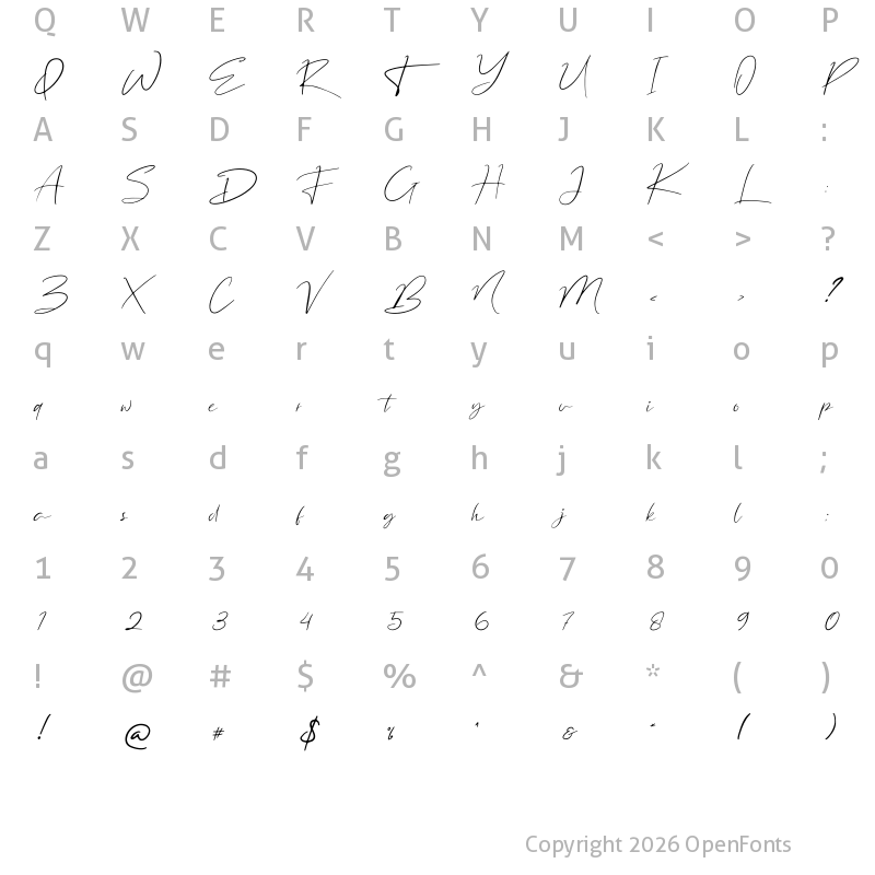 Character Map of North Little Regular