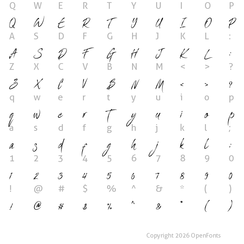 Character Map of One Piece Regular