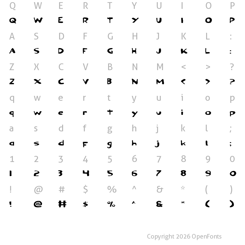 Character Map of Ozymandias Expanded Expanded