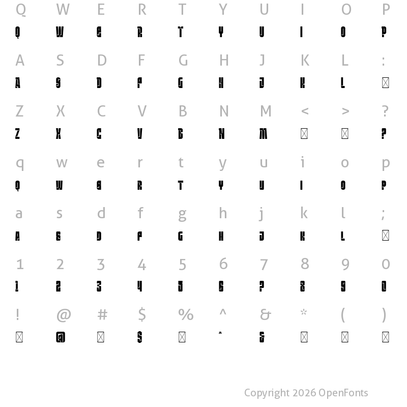 Character Map of Pairich-free Regular