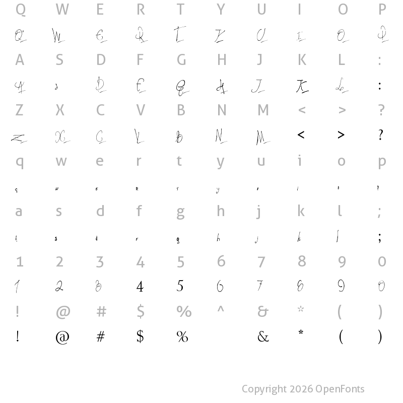Character Map of Pappo's Blues Band Official Font Regular