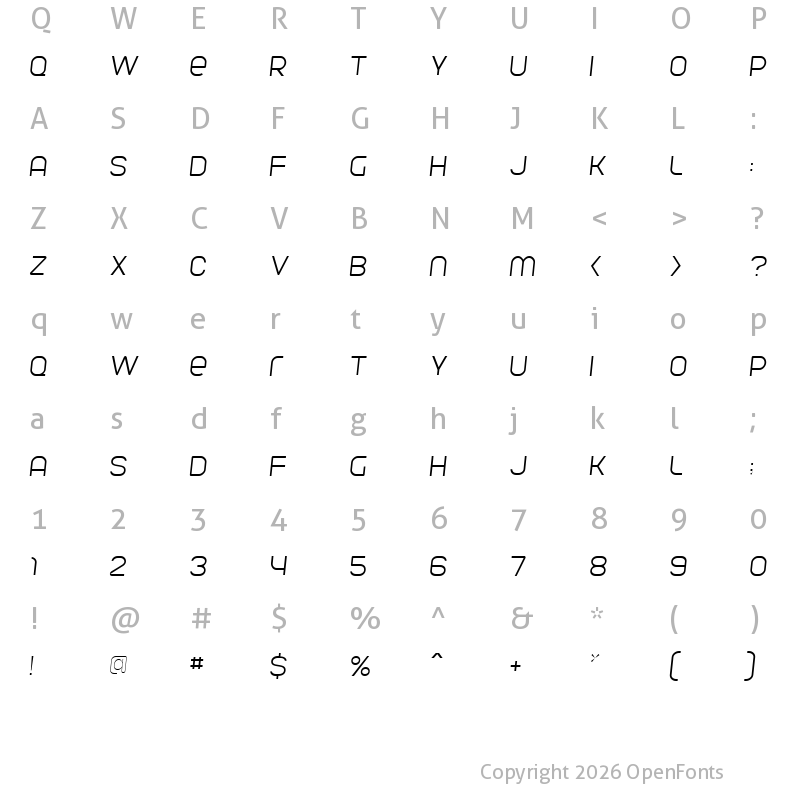 Character Map of Parvoflavin Light Skew