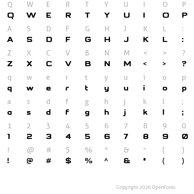 Character Map of Pearce Demo