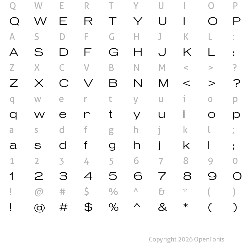 Character Map of Pennypacker Wide Book