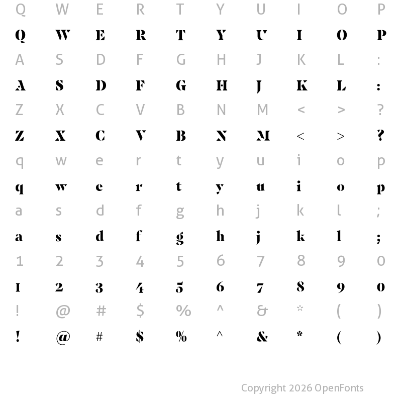 Character Map of PF Spine 3D Top