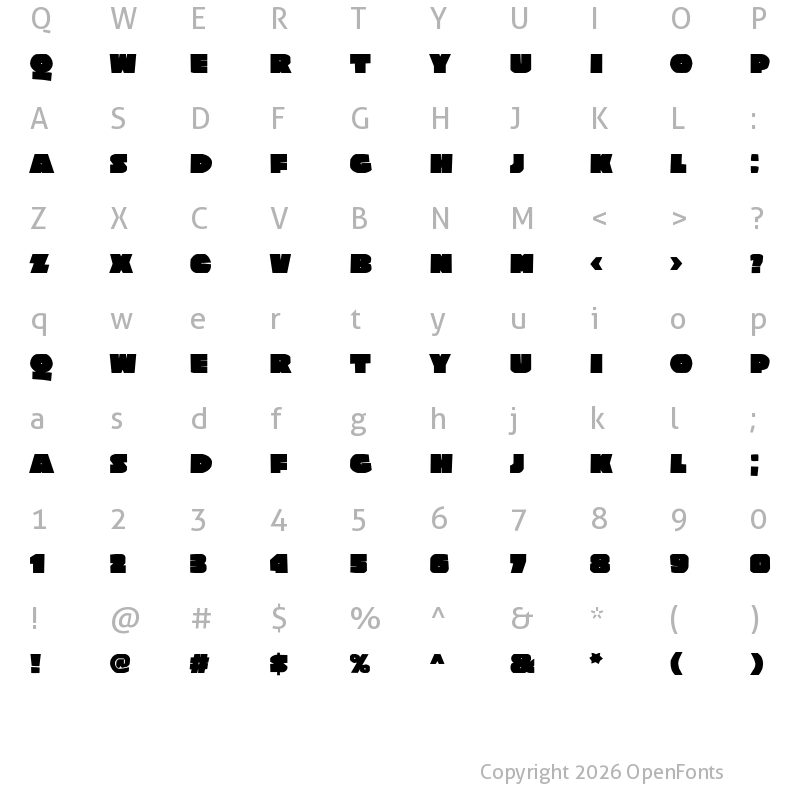 Character Map of Poleno _Super