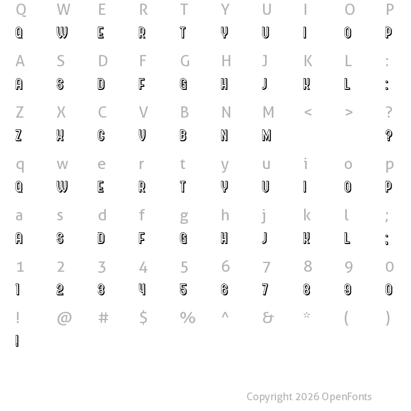 Character Map of Policemen 3D
