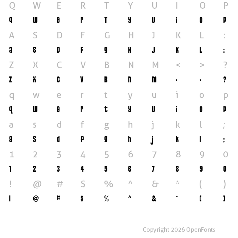 Character Map of Pussycat Snickers