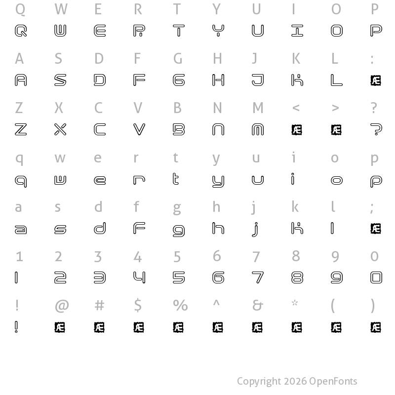 Character Map of Quantum Round Hollow (BRK) Regular