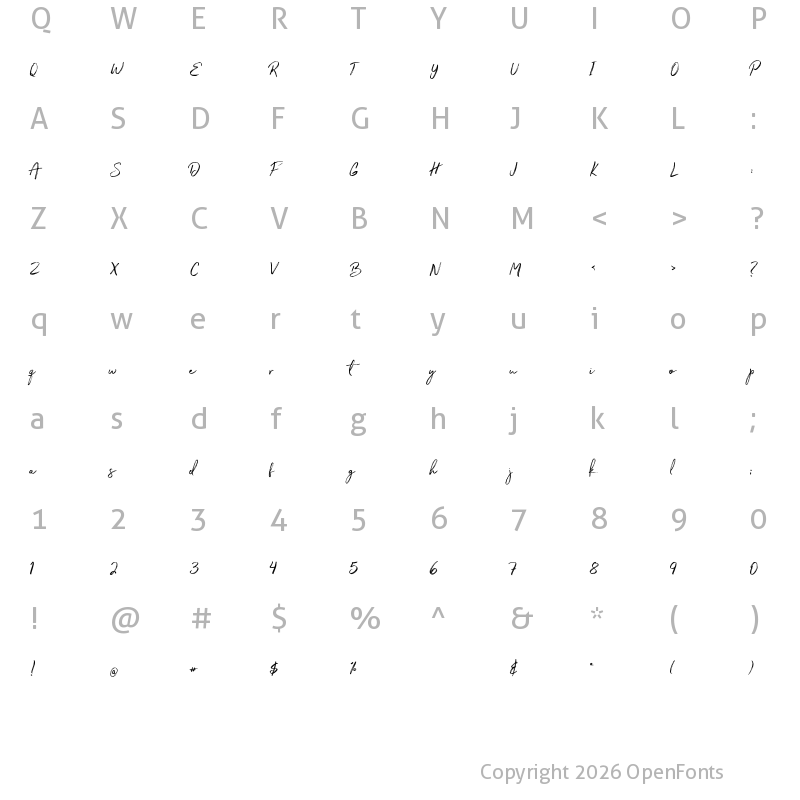 Character Map of Saturated Regular
