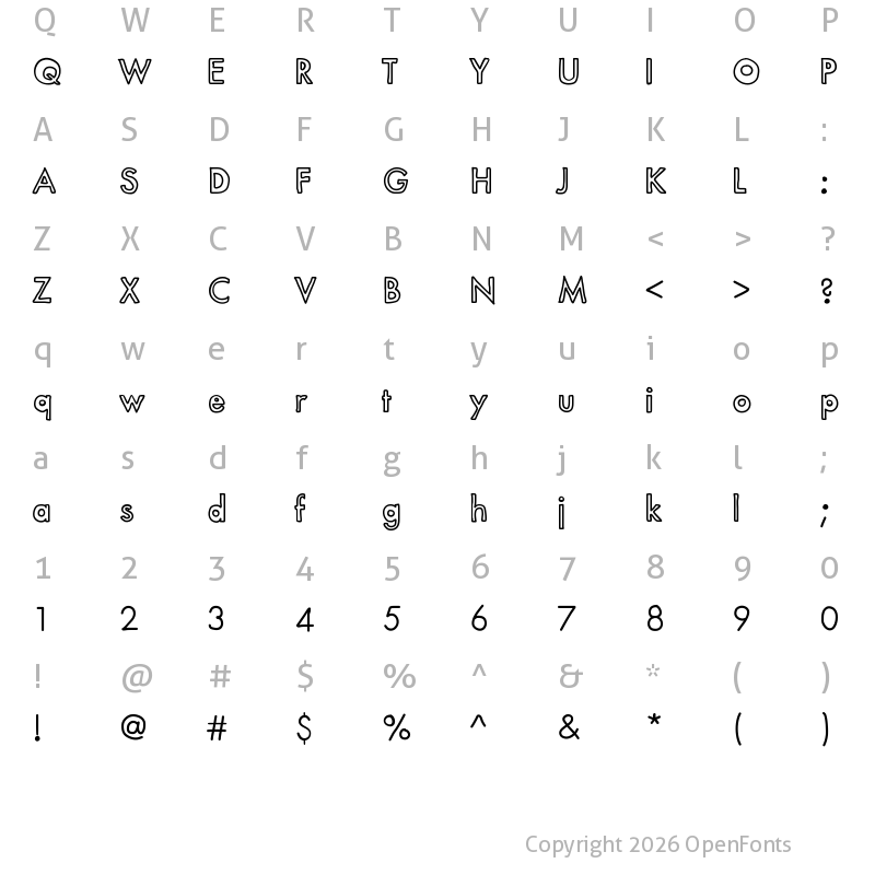 Character Map of SayingGoodbye Medium