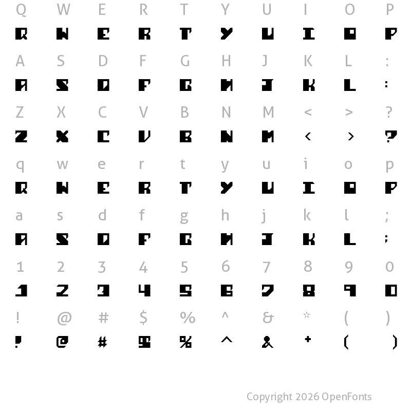 Character Map of Shark Week Regular