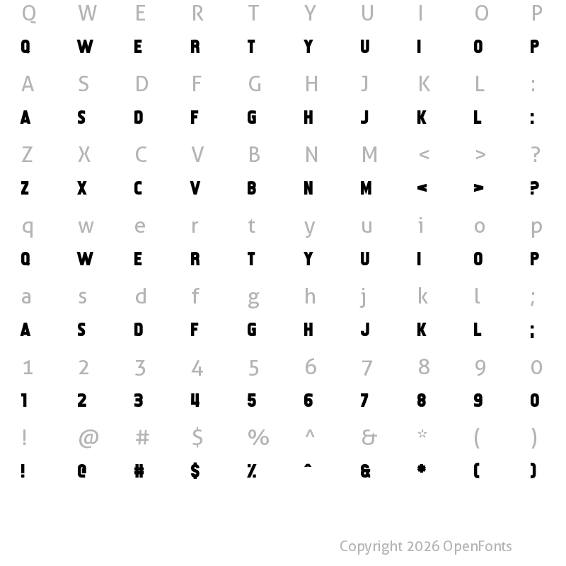 Character Map of She Smiles Regular