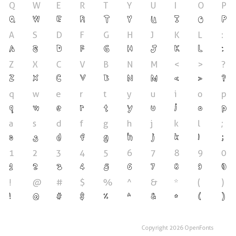 Character Map of Shrimp ;) Medium