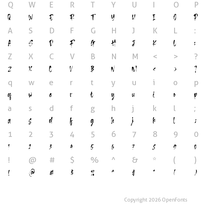 Character Map of Sketching Regular