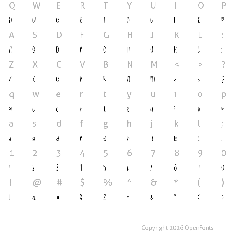 Character Map of Smart student Regular