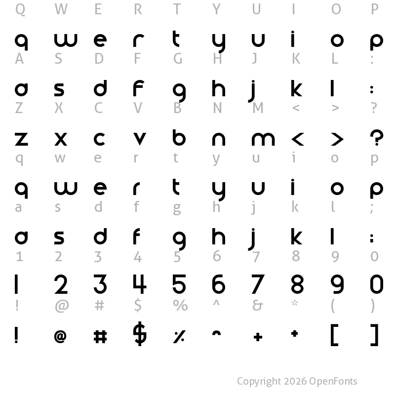Character Map of Smooth Circulars Regular