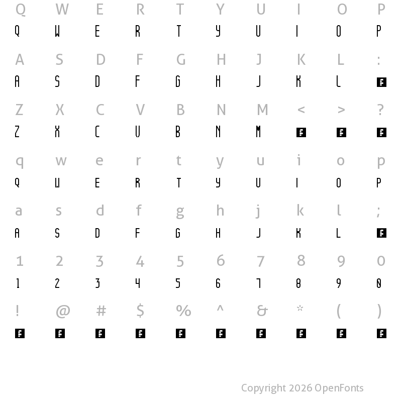 Character Map of Smooth Elegant Regular