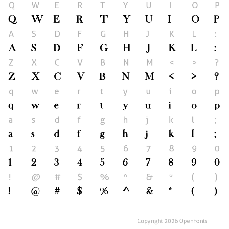 Character Map of Sophia Heavy