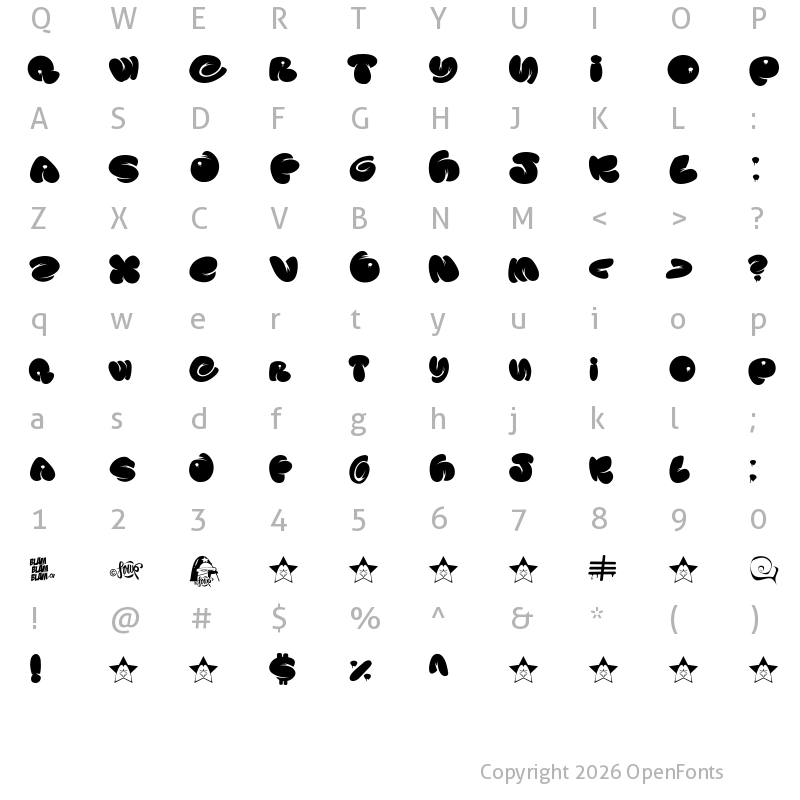 Character Map of SOUPER3 Medium